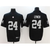 Oakland Raiders #24 Marshawn Lynch Black Vapor Untouchable Limited Men Nike NFL Jersey
