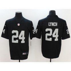 Oakland Raiders #24 Marshawn Lynch Black Vapor Untouchable Limited Men Nike NFL Jersey