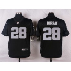 Oakland Raiders #28 Latavius Murray Black Men Stitched Nike NFL Elite Jersey