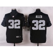 Oakland Raiders #32 Marcus Allen Black Men Stitched Nike NFL Elite Jersey