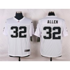 Oakland Raiders #32 Marcus Allen White Men Stitched Nike NFL Elite Jersey
