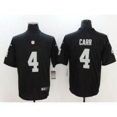 Oakland Raiders #4 Derek Carr Black Vapor Untouchable Limited Men Nike NFL Jersey