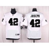 Oakland Raiders #42 Karl Joseph White Home Elite Men Nike NFL Jersey