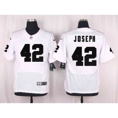 Oakland Raiders #42 Karl Joseph White Home Elite Men Nike NFL Jersey
