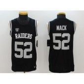 Oakland Raiders #52 Khalil Mack Black Color Rush Tank Top Nike NFL Jersey