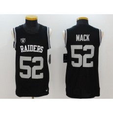 Oakland Raiders #52 Khalil Mack Black Color Rush Tank Top Nike NFL Jersey