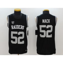 Oakland Raiders #52 Khalil Mack Black Color Rush Tank Top Nike NFL Jersey