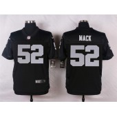 Oakland Raiders #52 Khalil Mack Black Men Stitched Nike NFL Elite Jersey