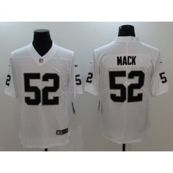 Oakland Raiders #52 Khalil Mack White Vapor Untouchable Limited Men Nike NFL Jersey