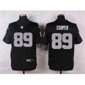 Oakland Raiders #89 Amari Cooper Black Men Stitched Nike NFL Elite Jersey