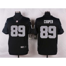 Oakland Raiders #89 Amari Cooper Black Men Stitched Nike NFL Elite Jersey
