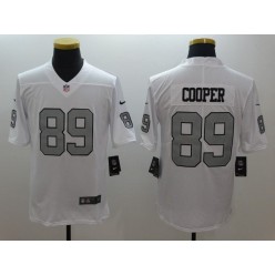 Oakland Raiders #89 Amari Cooper White Color Rush Men Limited Nike NFL Jersey