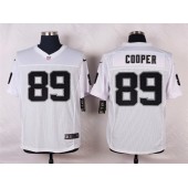 Oakland Raiders #89 Amari Cooper White Men Stitched Nike NFL Elite Jersey