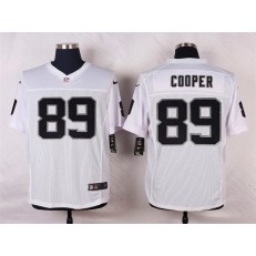 Oakland Raiders #89 Amari Cooper White Men Stitched Nike NFL Elite Jersey