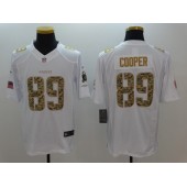 Oakland Raiders #89 Amari Cooper White Salute To Service Limited Men Nike NFL Jersey