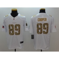 Oakland Raiders #89 Amari Cooper White Salute To Service Limited Men Nike NFL Jersey