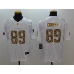 Oakland Raiders #89 Amari Cooper White Salute To Service Limited Men Nike NFL Jersey