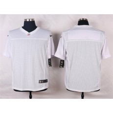 Oakland Raiders Blank White Men Stitched Nike NFL Elite Jersey