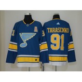 St.Louis Blues #91 Vladimir Tarasenko Blue Alternate Adidas NHL Men Jersey