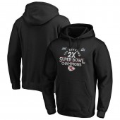 Kansas City Chiefs NFL Pro Line by Fanatics Branded 2-Time Super Bowl Champions Scrimmage Pullover Hoodie - Black
