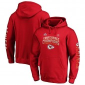 Kansas City Chiefs NFL Pro Line by Fanatics Branded 2019 AFC Champions End Around 2-Hit Pullover Hoodie &ndash; Red