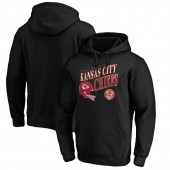 Kansas City Chiefs NFL Pro Line by Fanatics Branded 60th Season Logo Rise Pullover Hoodie - Black