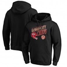 Kansas City Chiefs NFL Pro Line by Fanatics Branded 60th Season Logo Rise Pullover Hoodie - Black