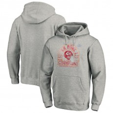 Kansas City Chiefs NFL Pro Line by Fanatics Branded Super Bowl LIV Champions Kickoff Pullover Hoodie &ndash; Heather Gray