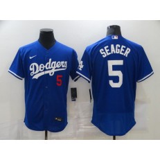 Los Angeles Dodgers #5 Corey Seager Royal 2020 Nike Flexbase Jersey