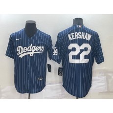 Dodgers 22 Clayton Kershaw Blue Nike Throwback Cool Base Jersey