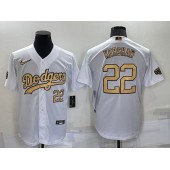 Dodgers 22 Clayton Kershaw White Nike 2022 MLB All-Star Cool Base Jersey