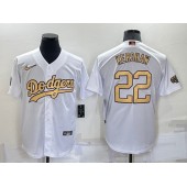 Dodgers 22 Clayton Kershaw White Nike 2022 MLB All-Star Cool Base Jerseys