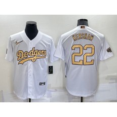 Dodgers 22 Clayton Kershaw White Nike 2022 MLB All-Star Cool Base Jerseys