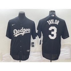 Dodgers 3 Chris Taylor Black Nike Turn Back The Clock Cool Base Jersey