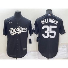 Dodgers 35 Cody Bellinger Black Nike Turn Back The Clock Cool Base Jersey