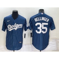 Dodgers 35 Cody Bellinger Blue Nike Throwback Cool Base Jersey