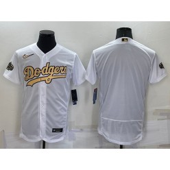 Dodgers Blank White Nike 2022 MLB All-Star Flexbase Jersey