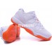 AIR JORDAN 11 RETRO (GS) WHITE ORANGE
