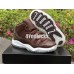 AIR JORDAN 11 RETRO KIDS CHOCOLATE WHITE