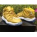 AIR JORDAN 11 RETRO KIDS YELLOW WHITE