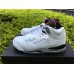 AIR JORDAN 5 RETRO GS WHITE CEMENT